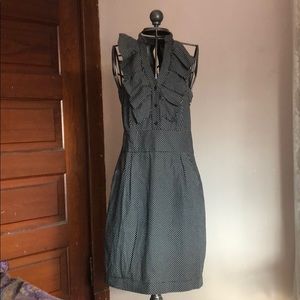 Fun Spring Express Black & White Polka Dot Dress